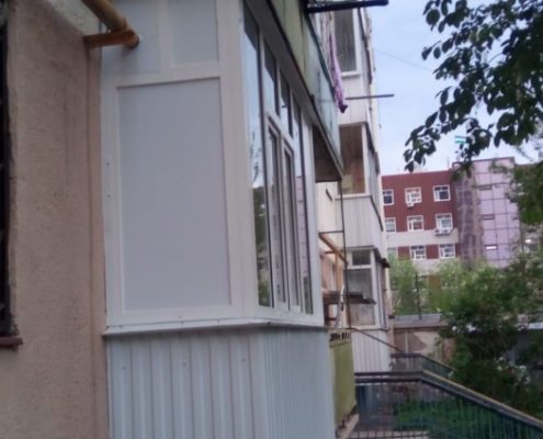 внешняя отделка балкона
